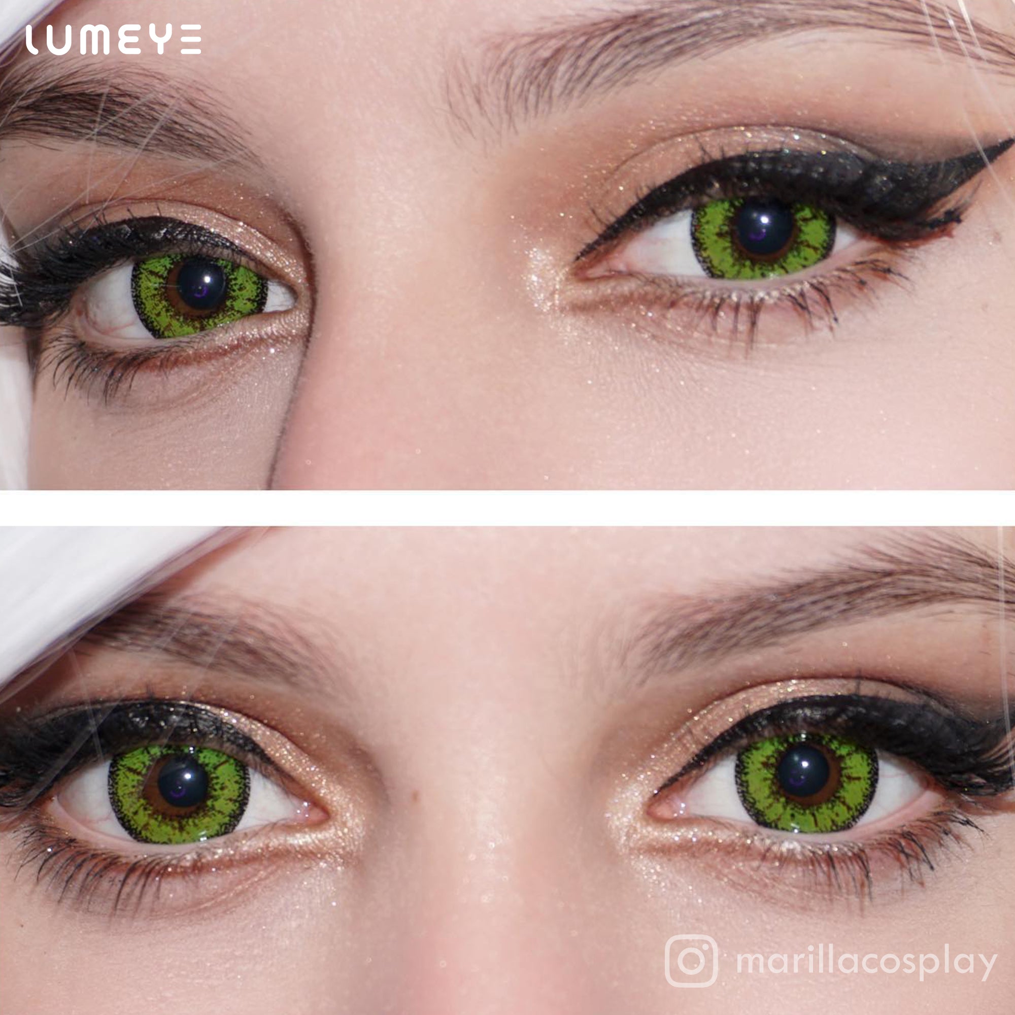 Best COLORED CONTACTS - Genshin Impact - LUMEYE Xiao Colored Contact Lenses - LUMEYE