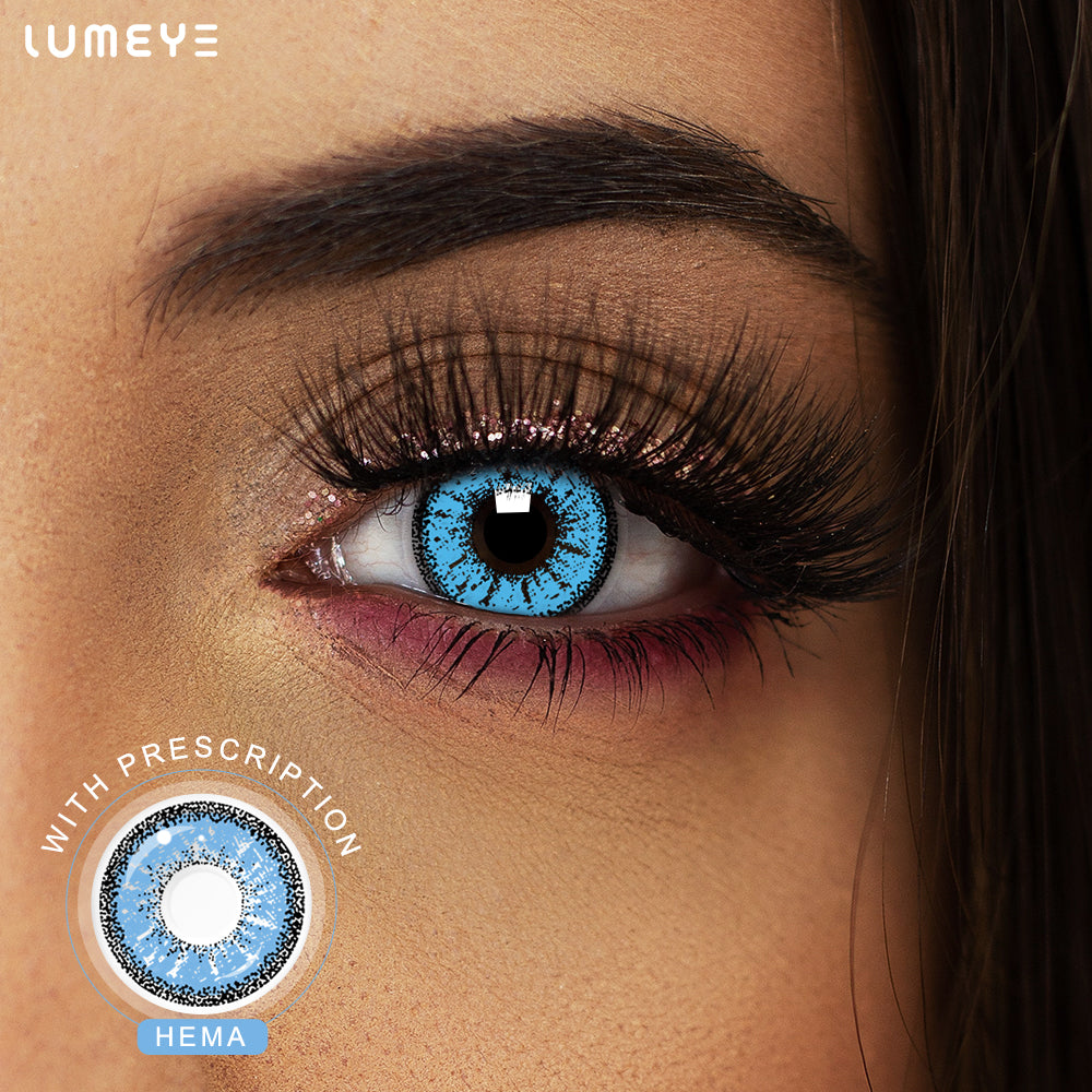 Best COLORED CONTACTS - LUMEYE Will Blue Colored Contact Lenses - LUMEYE