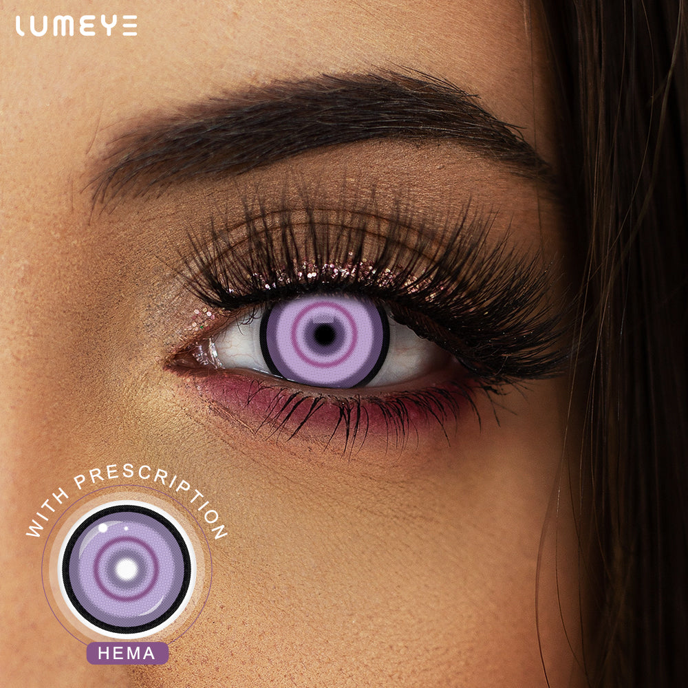 Best COLORED CONTACTS - Eureka Seven - LUMEYE Sakuya Purple Colored Contact Lenses - LUMEYE