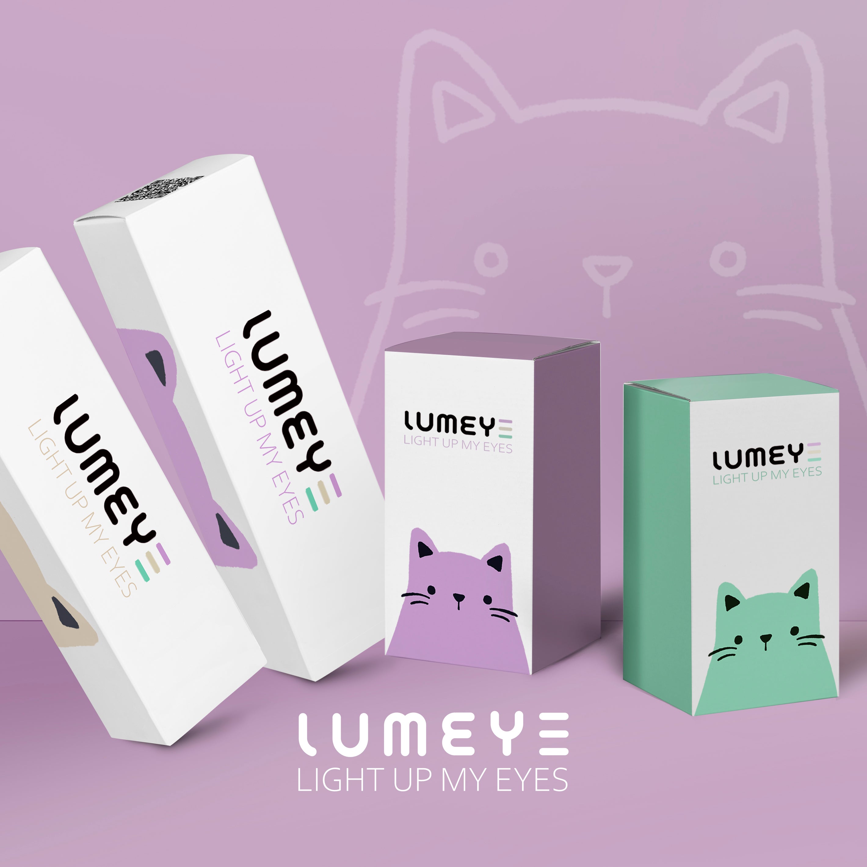 Best COLORED CONTACTS - LUMEYE Yearly Disposable Clear Contact Lenses (2 pcs) - LUMEYE