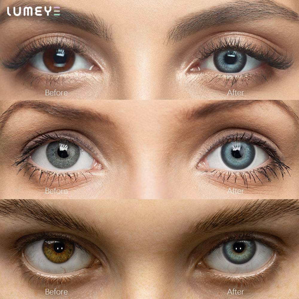 Best COLORED CONTACTS - LUMEYE Dia Green Colored Contact Lenses - LUMEYE