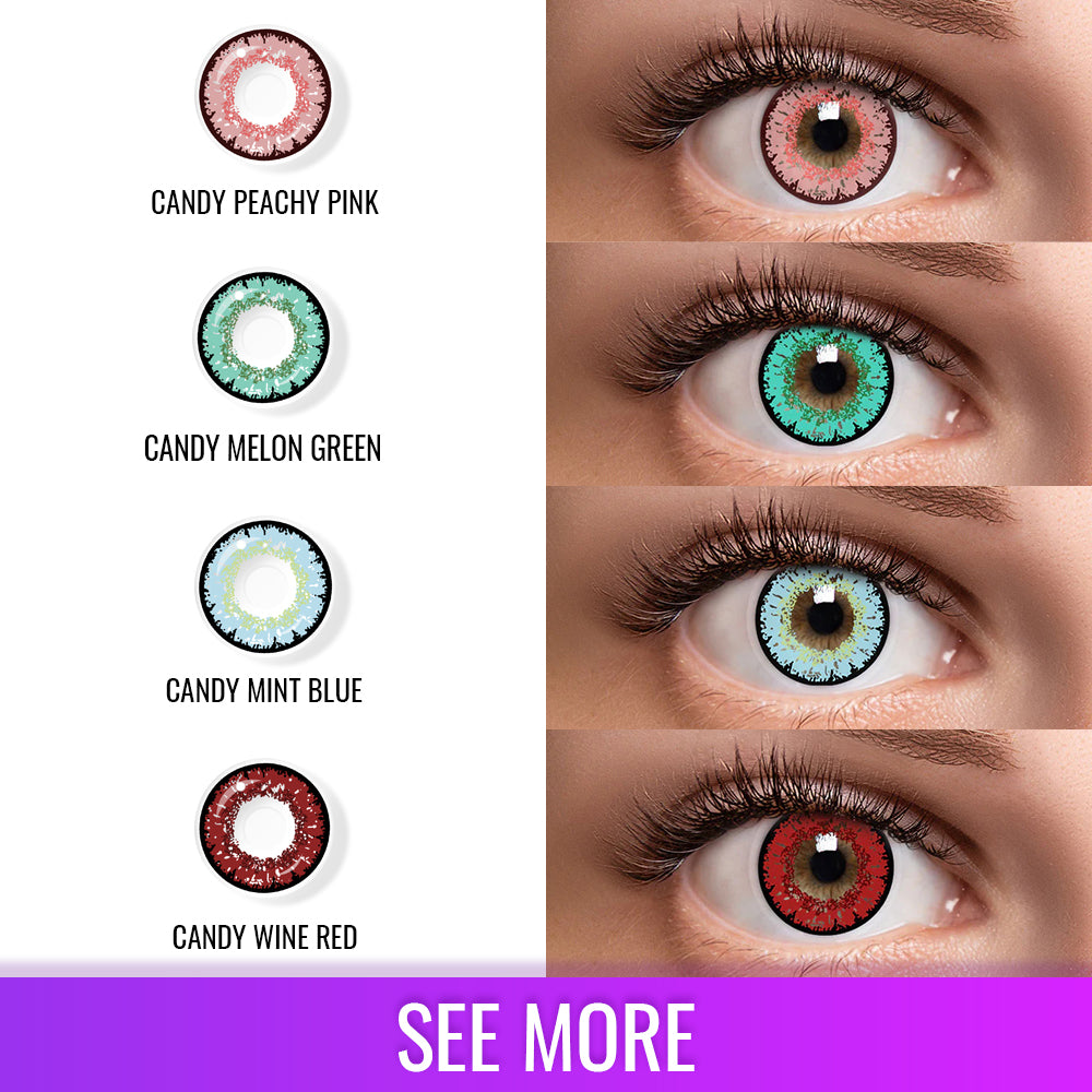 Best COLORED CONTACTS - LUMEYE Candy Series Colored Contact Lenses - LUMEYE