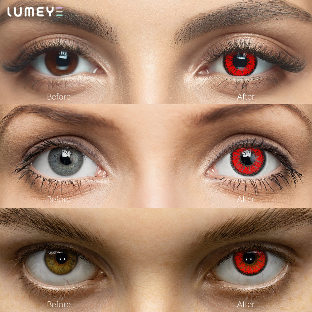 Best COLORED CONTACTS - Genshin Impact - LUMEYE Razor Colored Contact Lenses - LUMEYE